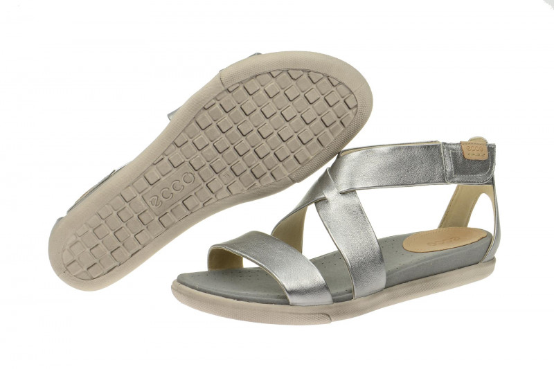 Ecco Damara Sandale alusilver grau 24815301708