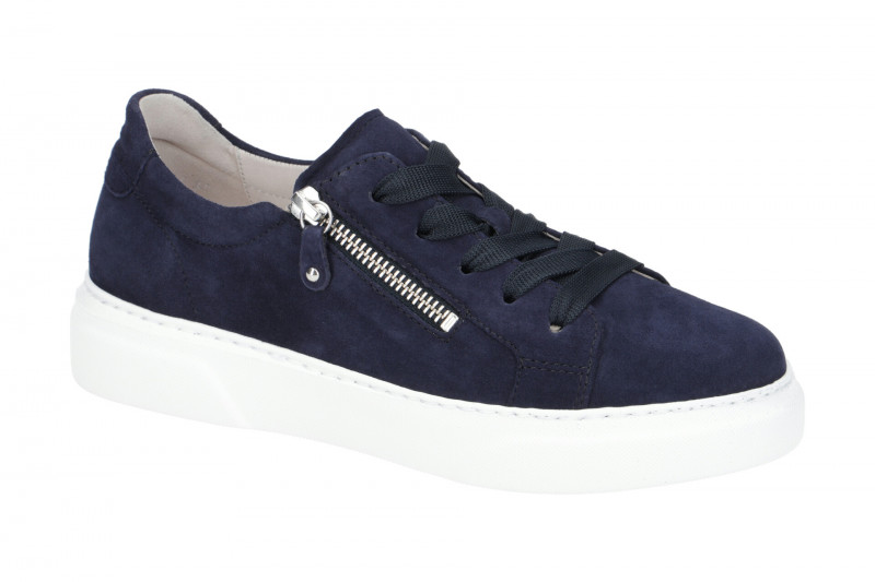 Gabor Schuhe blau Damen Sneakers 314