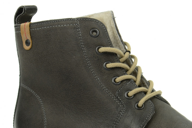 Lloyd Steven Stiefel grau Lammfell 24-737-51