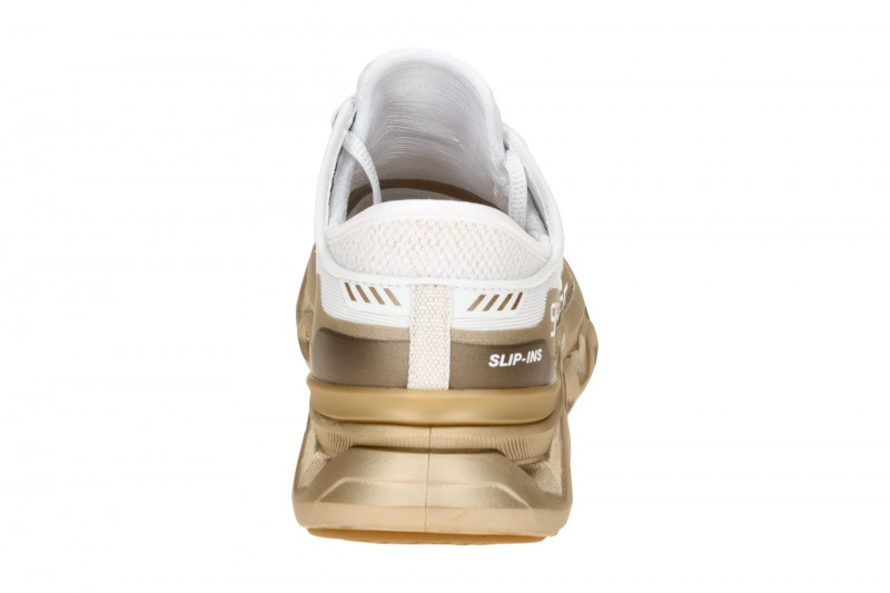 Skechers Glide Step Schuhe weiß gold metallic Damen 150514