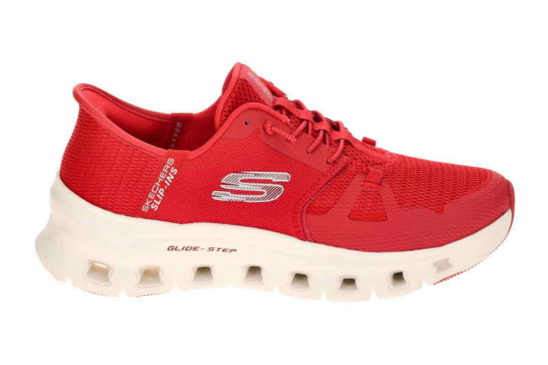 Skechers Glide Step Schuhe rot Damen SLIP INS 150420