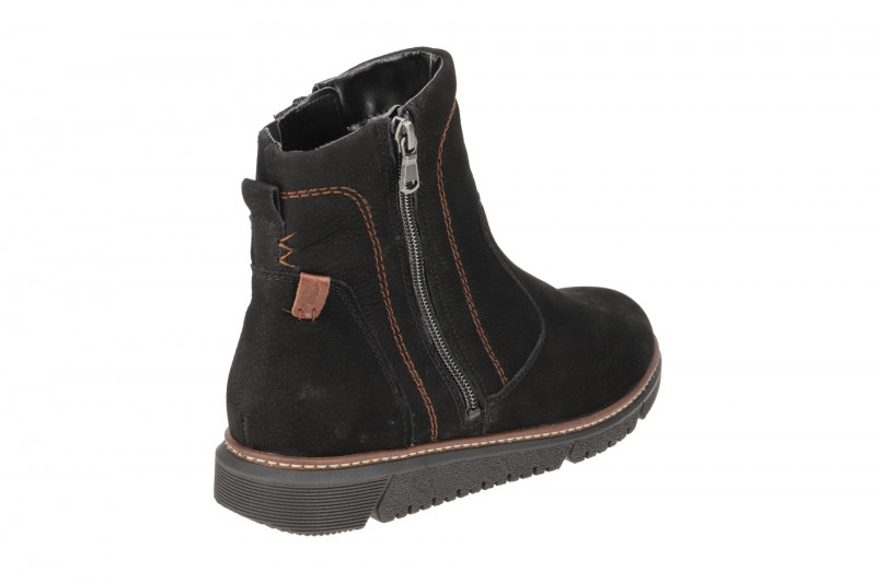 Waldläufer Gesa Stiefelette schwarz dünn gefüttert K-Weite