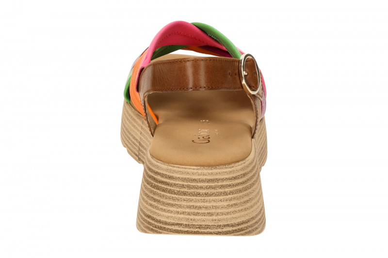 Gabor Comfort Plateau Sandalen bunt Nappa 42.872.25