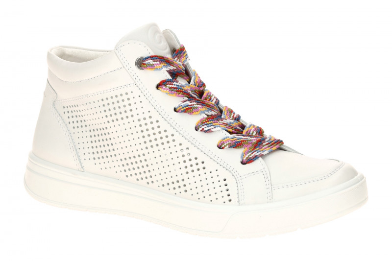 ARA Rom Schuhe Mid-Sneaker weiß gelocht 12-50042
