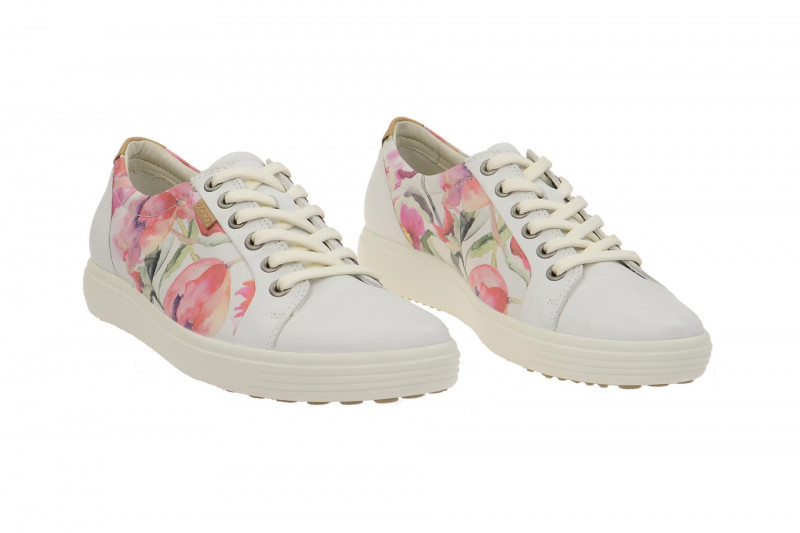 Ecco Soft 7 Schuhe weiß Floral Print 43000359768