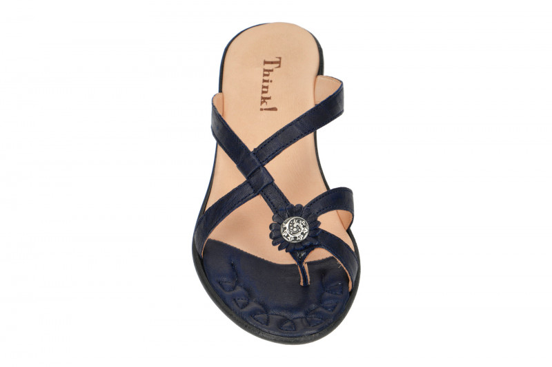 Think Nanet Pantolette blau navy