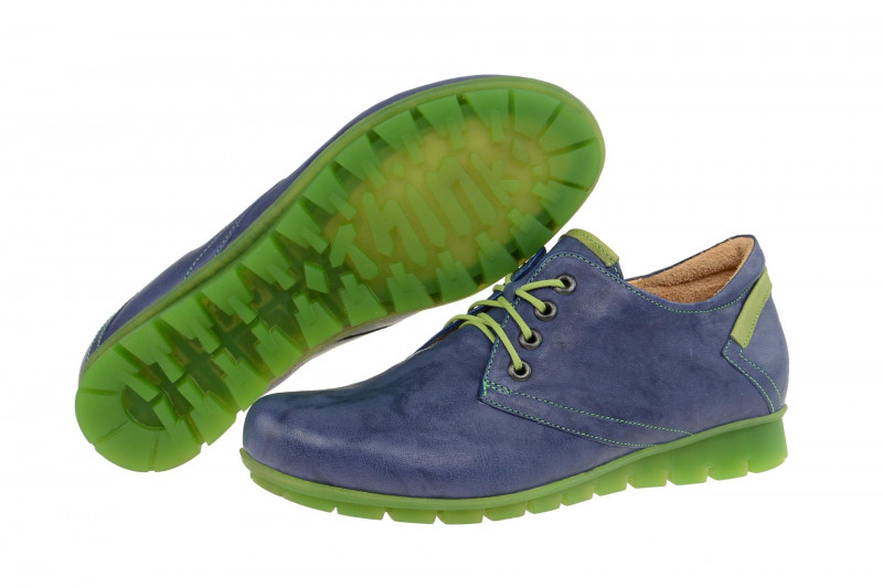 Think Menscha Schuhe blau grün 0-80070-84