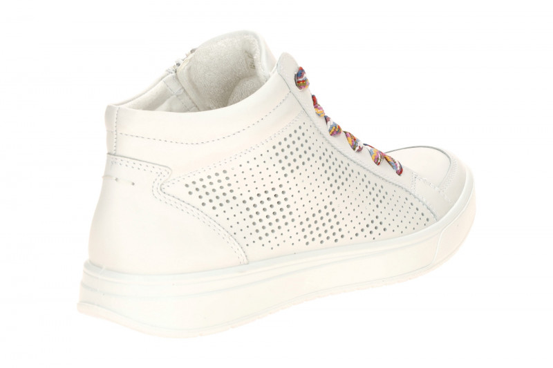 ARA Rom Schuhe Mid-Sneaker weiß gelocht 12-50042