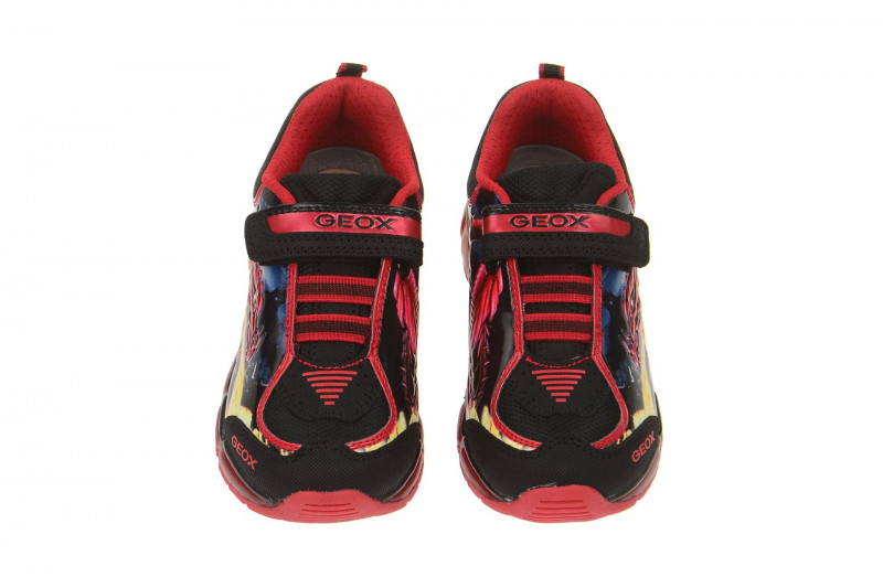 Geox Android Schuhe rot Drachen Blinker J6444A