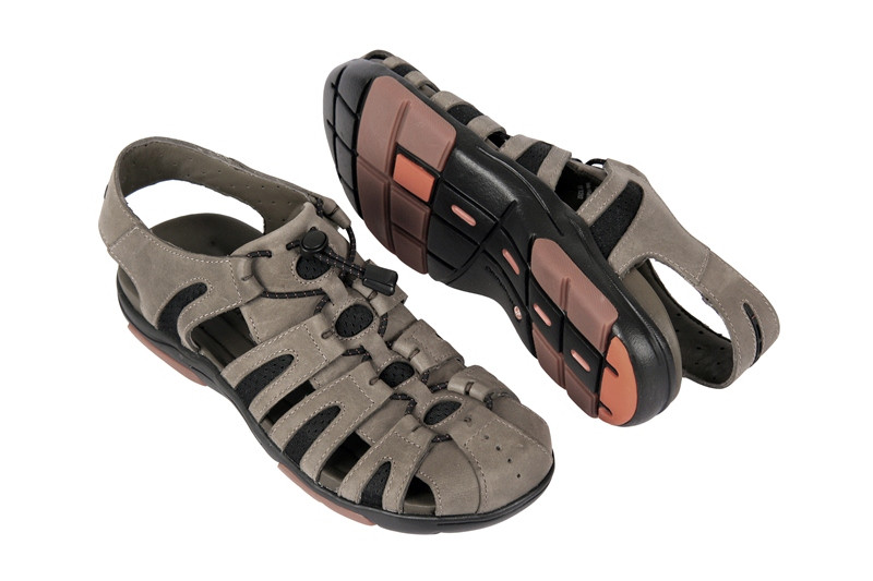 Clarks Un Dock grau Herren Sandaletten