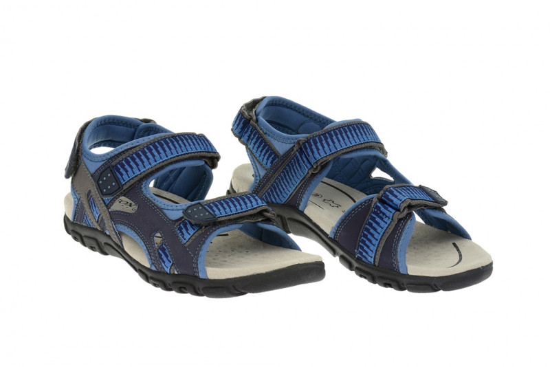 Geox S.Strada Sandale blau grau U4224C 0CE15 C9045