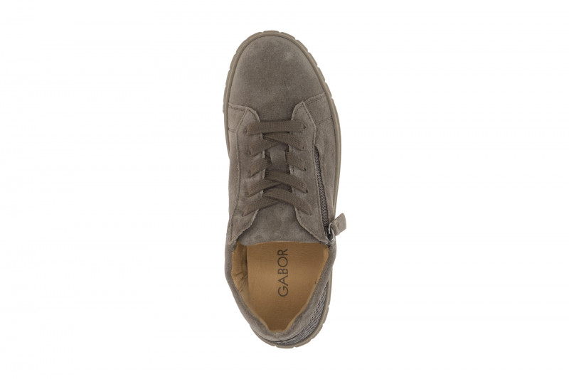 Gabor Best Fitting Schuhe Plateau Sneakers grau H-Weite 6017.03