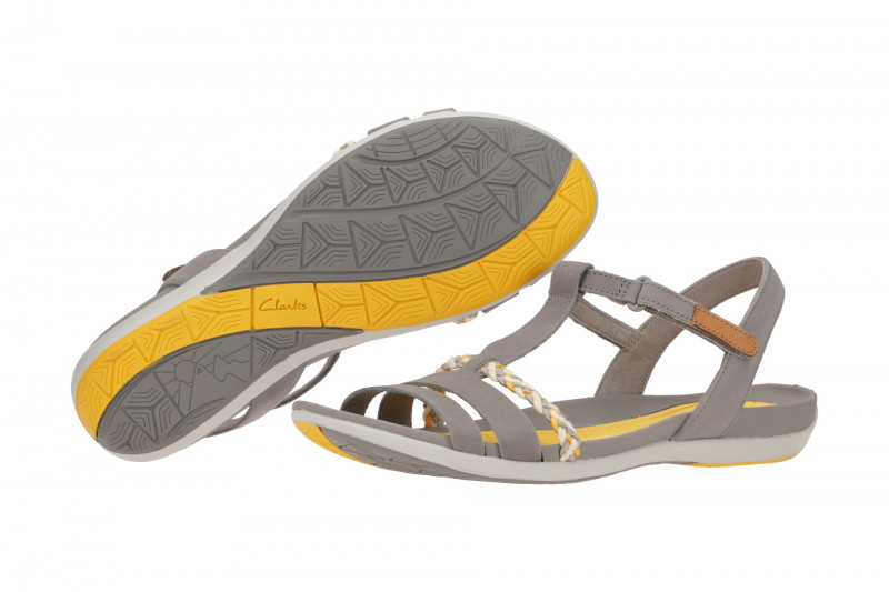 Clarks Tealite Grace Sandale grau