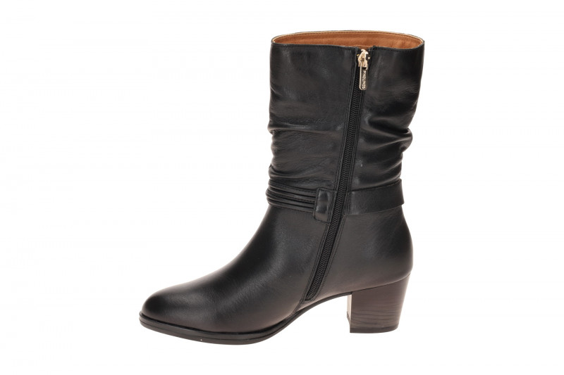 Pikolinos Zamora Stiefel schwarz gerafft W0E-9787