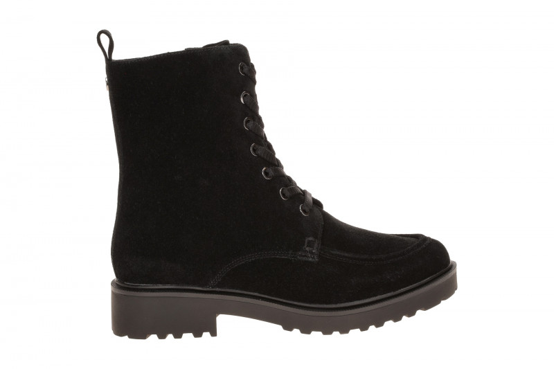 Caprice Stiefelette Schnür Boots schwarz Thermo 25314