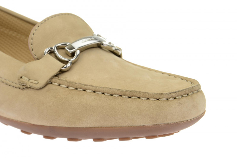 Geox Euro Slipper Mokassin beige D4245A