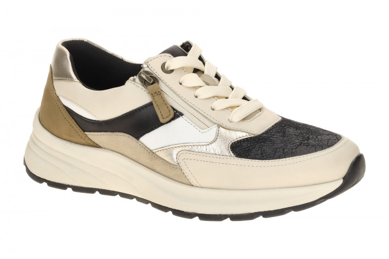 Gabor Comfort Schuhe beige schwarz Optifit 86.597.63