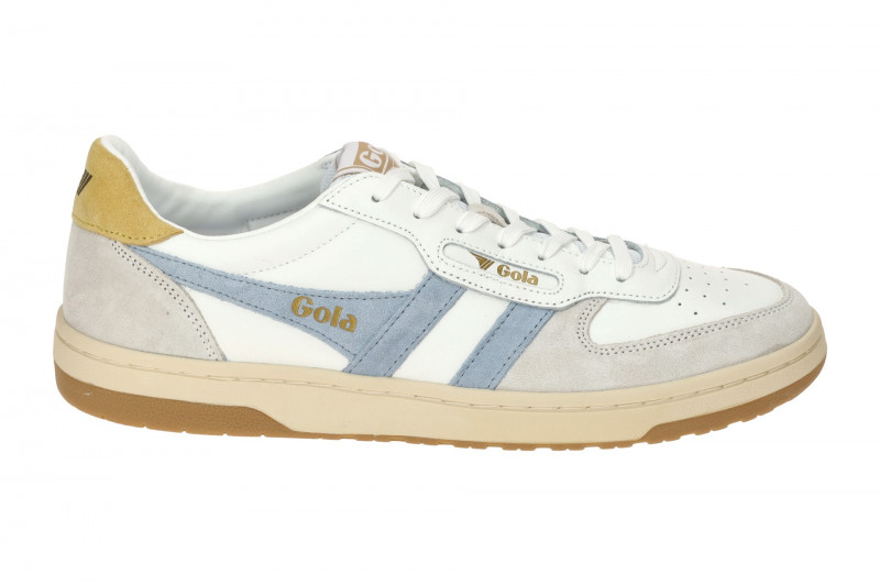 Gola Hawk Schuhe Sneakers weiß blau Damen CLB336