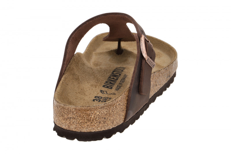 Birkenstock Gizeh Pantolette braun Normal-Weit 743831