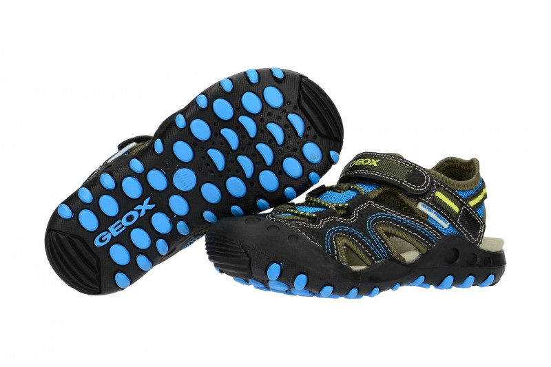 Geox Jungen Sandalen schwarz blau wassertauglich