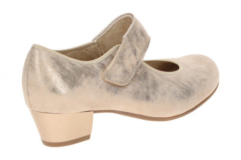 ARA Catania Pumps beige metallic Velour 12-63601