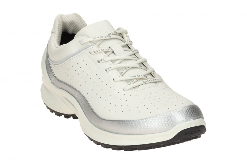 ecco Biom Energi Schuhe weiß silber Sneaker Waterproof