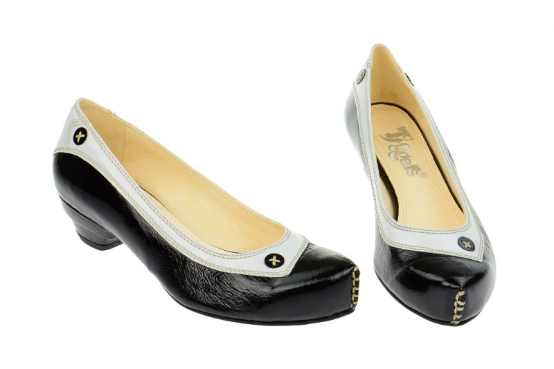 Tiggers Sun 3 - Pumps - schwarz weiß Lackleder