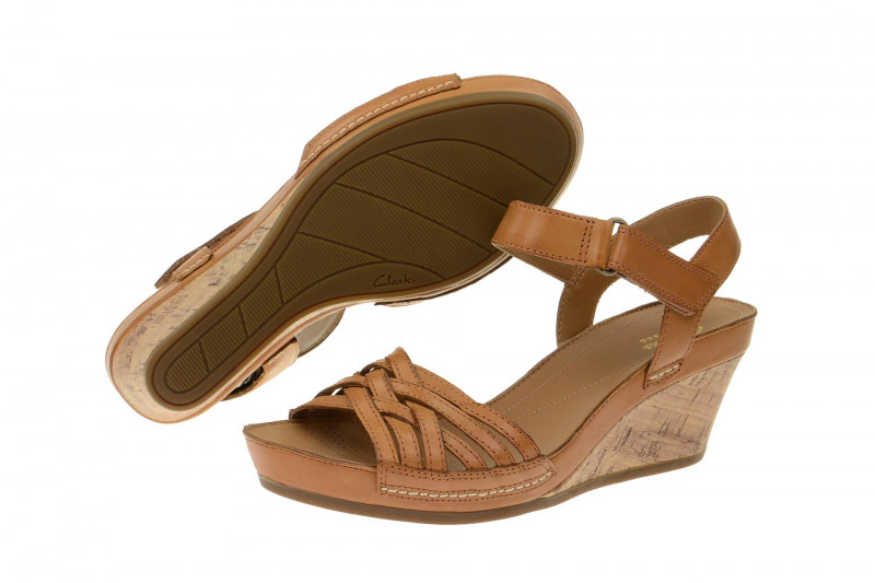 Clarks Sandale Rusty hellbraun