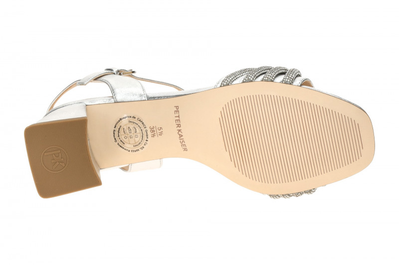 Peter Kaiser Sandalette silber metallic Strass 78242