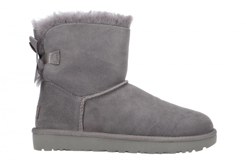 UGG Stiefel grau Mini Bailey Bow II