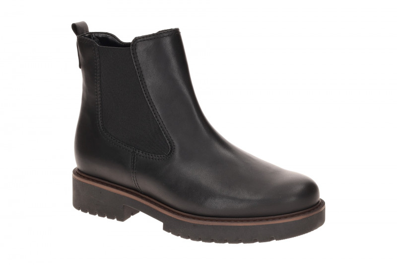 Gabor Stiefeletten schwarz K-Weite Chelsea Stil 8025.03.001