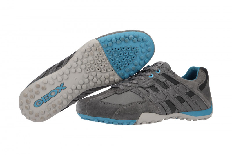 Geox Snake Schuhe grau hellblau U4207K