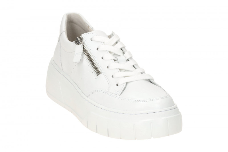 Gabor Schuhe Plateau Sneakers weiß Nappa 73.220.21