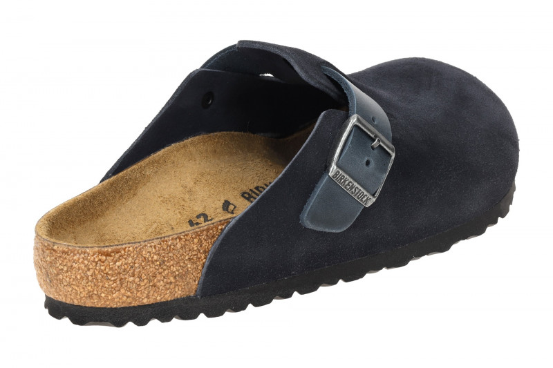 Birkenstock Boston Clogs Pantolette dunkelblau Normal-Weit 1028210