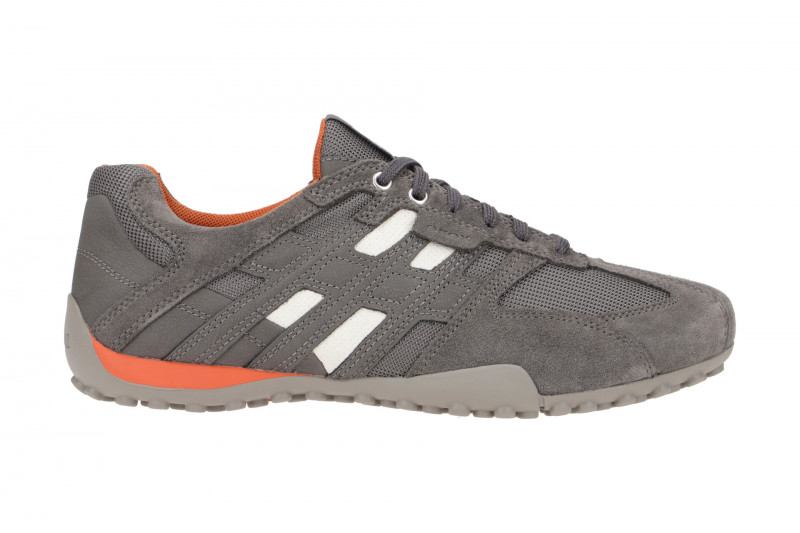 Geox Snake Schuhe hellgrau orange U4207K