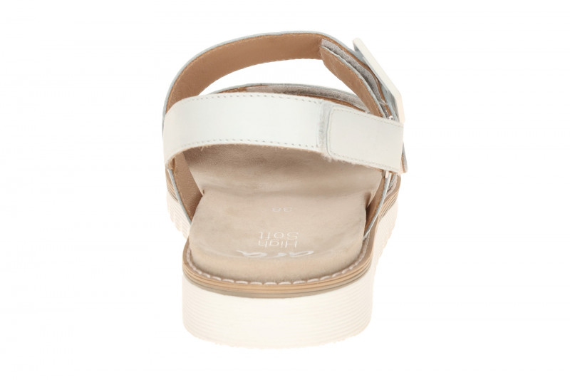 ara Kent Sandale weiß offwhite Klett 12-28134