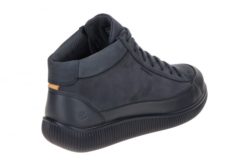 Ecco Soft Zero Stiefelette Boots blau marine Damen Waterproof 220273