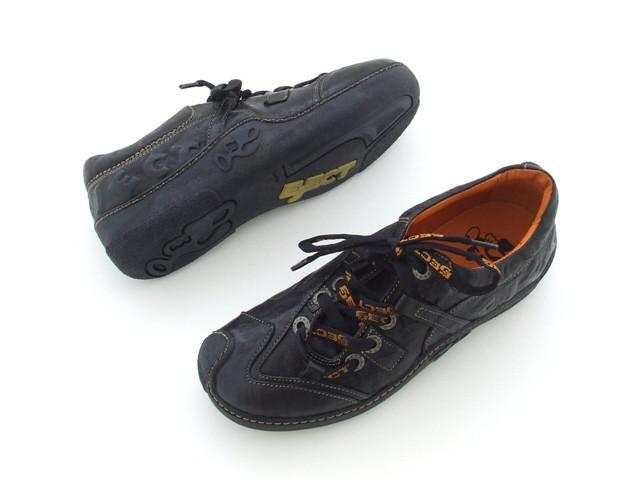 Eject Skat Schuhe in schwarz E-10007