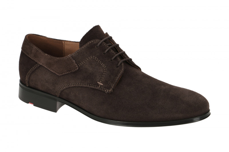 Lloyd Laro Schuhe dunkelbraun Velour 20-557-27