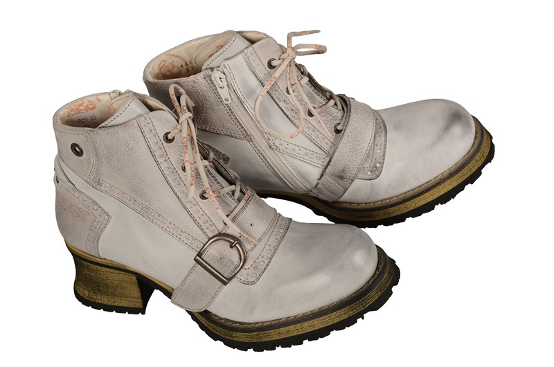 Eject Folka Stiefelette in weiß E-14856