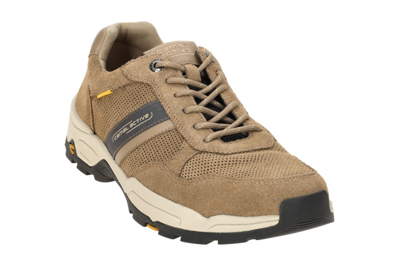 camel active Evolution Schuhe sand braun Velour perforiert 53EVA01