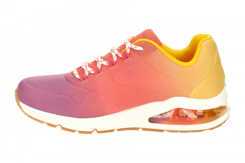 Skechers Uno Schuhe lila orange gelb 155628
