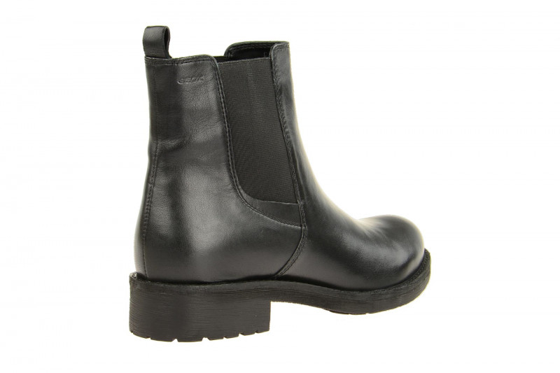 Geox New Virna Chelsea Stiefel schwarz Biker