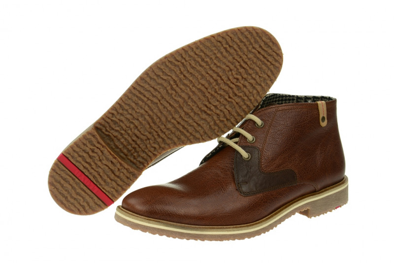 Lloyd Speed Stiefelette braun cognac Kreppsohle
