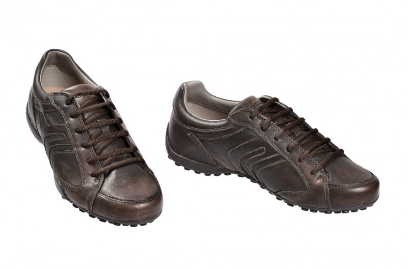 Geox Snake F Schuhe in dunkelbraun U3407F