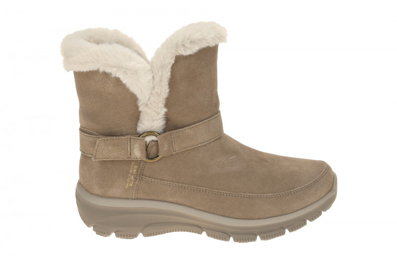 Skechers Easy Going Stiefelette taupe braun Schlupf Boot