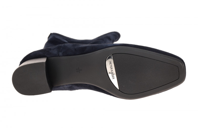 Peter Kaiser Stiefel blau ocean Stretch Langschaft eckig 75525