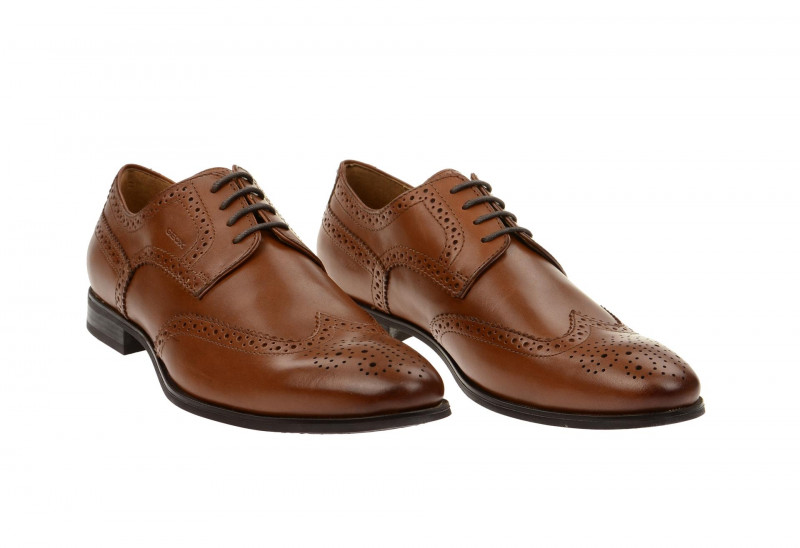 Geox Albert Schuhe braun brandy U44W3B