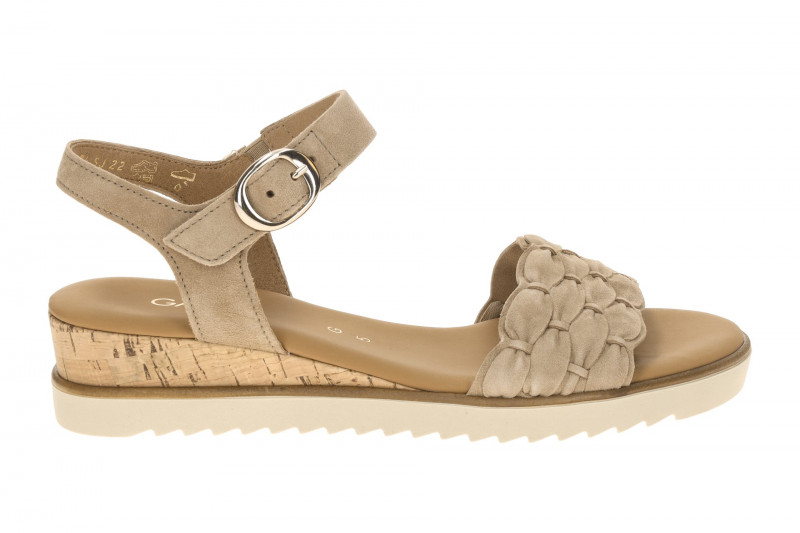 Gabor Keil Sandale sand beige Velour 82.758.30