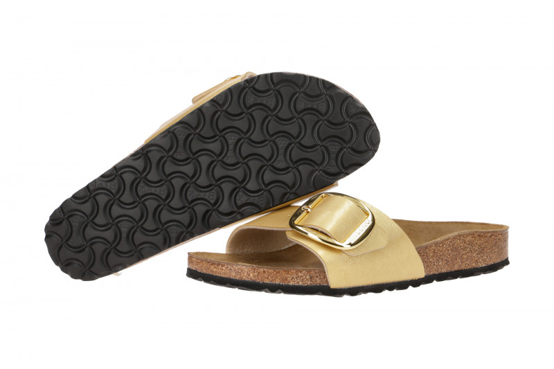 Birkenstock Madrid Big Buckle Pantolette gold Schmal 1021374